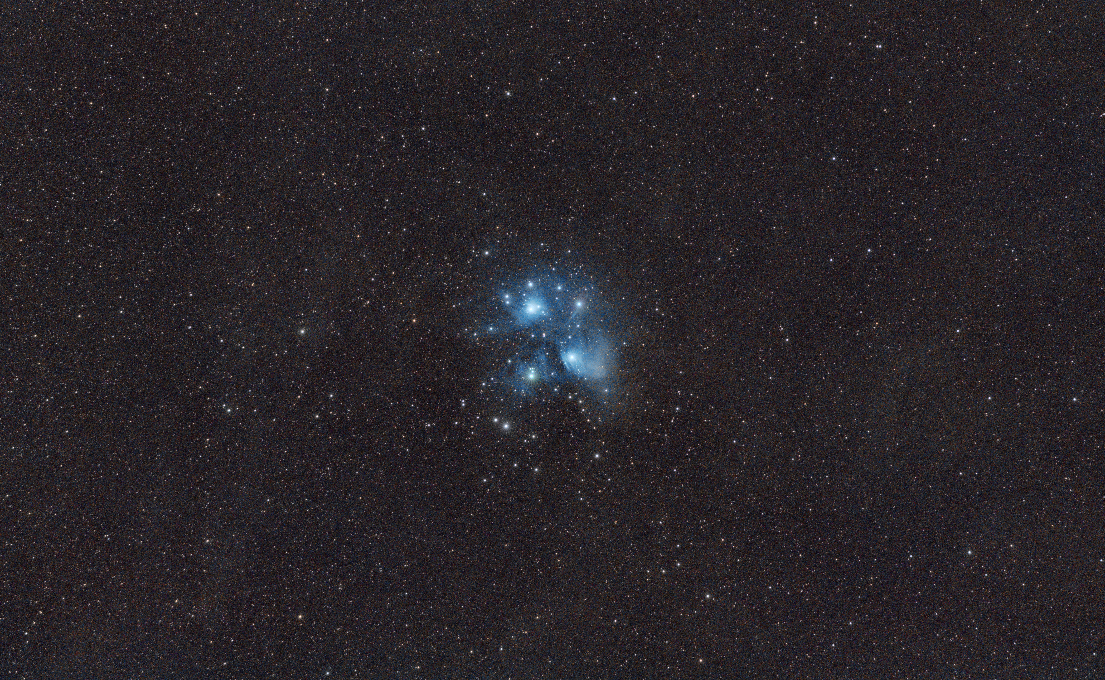 M45 astrophotography image